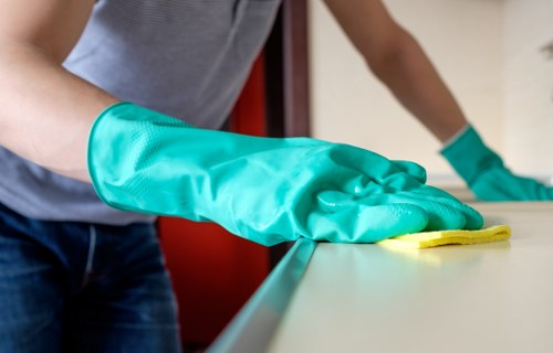 Steam cleaning equipment used for upholstery cleaning